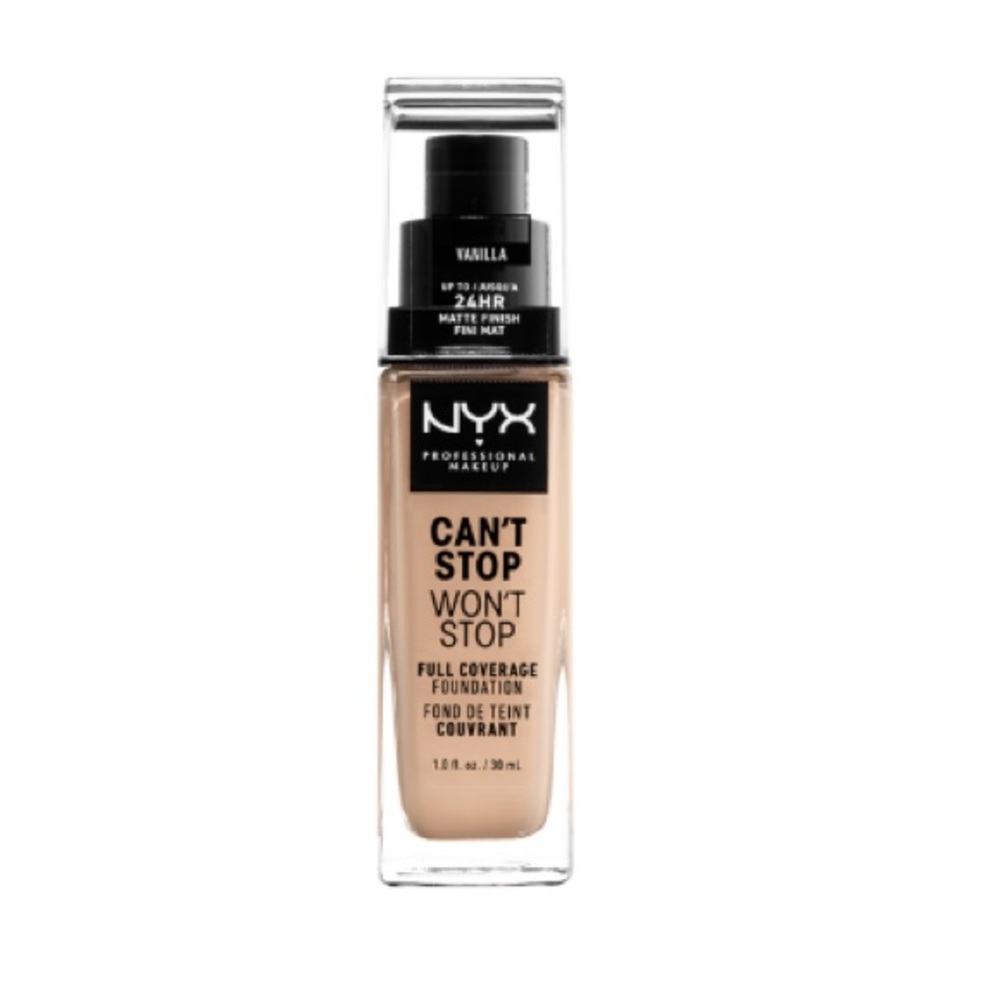 NYX Can’t Stop Won’t Stop Full Coverage Foundation “Vanilla”
